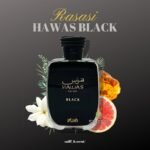 ⁦Rasasi Hawas Black Eau de Parfum men 100⁩ - الصورة ⁦5⁩