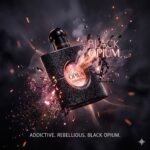 ⁦BLACK OPIUM BY YVES SAINT LAURENT EAU DE PARFUM SPRAY FOR WOMEN⁩ - الصورة ⁦5⁩