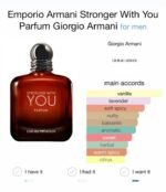 ⁦Stronger With You Eau De Toilette Spray For Men By Giorgio Armani⁩ - الصورة ⁦2⁩