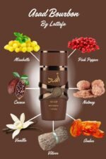 ⁦Lattafa Asad Bourbon Mens Perfume⁩ - الصورة ⁦2⁩